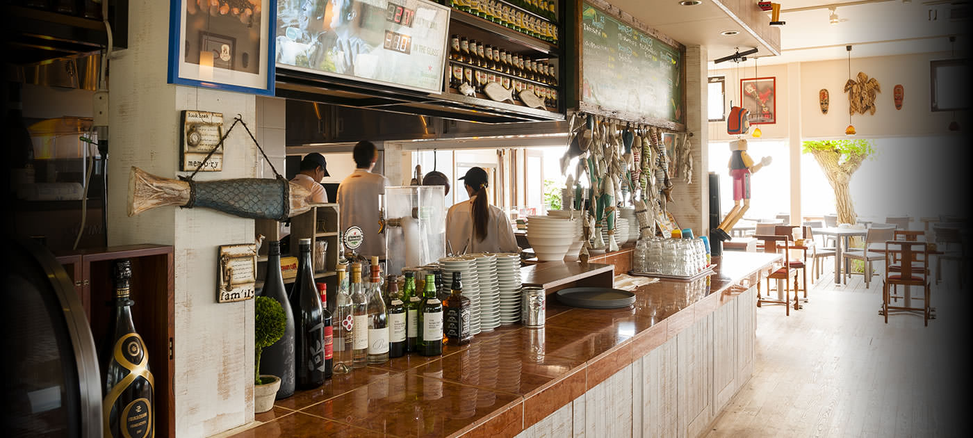 インテリア（店内写真）｜イルキャンティ・カフェ江の島